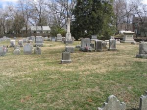 Cemetery view, new section