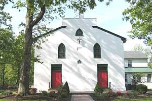 Front of St. James Church from Germantown Road